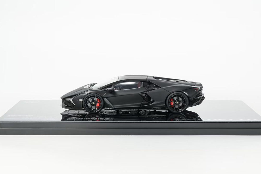 Pre Order 1/43 LCD Lamborghini Revuelto Matte Black Diecast Full Open