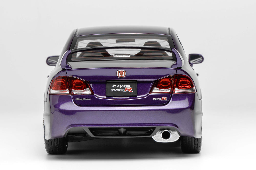 1/18 Motorhelix Honda Civic Type-R FD2 2007 Facelift Black Silver Purple JDM Diecast Full Open