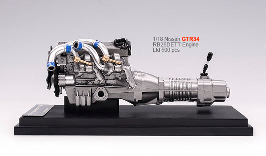 1/18 MH Motorhelix JDM Engine Model Nissan GTR R34 R35 Honda Type R EK9 S2000