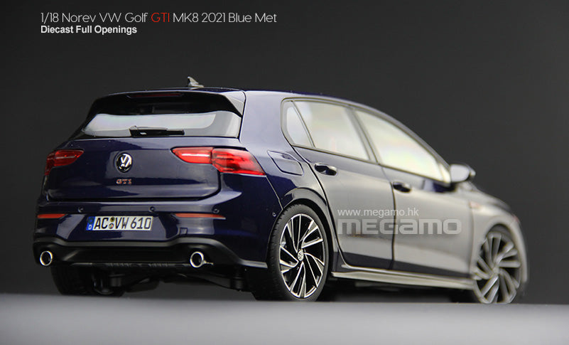 1/18 Norev Volkswagen VW Golf GTI MK8 2021 Red Diecast Full Openings