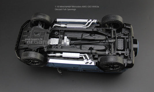 1/18 Minichamps Mercedes-AMG G63 W463a 2018 White Diecast Full Open