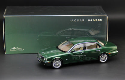 1/18 Almost Real Jaguar XJ6 X350 2006 Black Green Diecast Full Openings