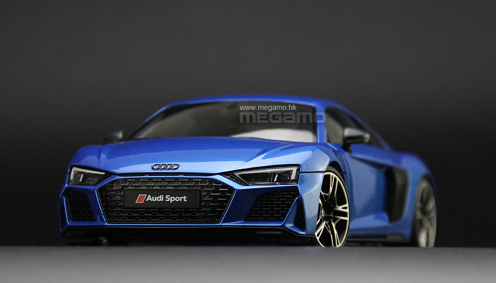1/18 Kengfai AUDI R8 Spyder Coupe 2021 White Silver Nardo Grey Blue Black Diecast Full Open