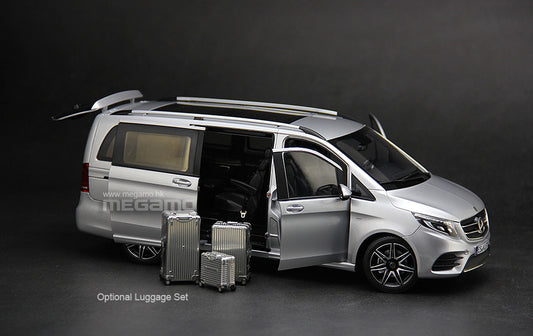 1/18 Norev Mercedes-Benz 2018 V Class V260 AMG Line W447 Silver 4 Open Diecast