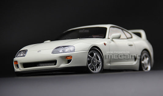 1/18 LCD Toyota Supra A80 Red White Silver with Lift Diecast Full Open