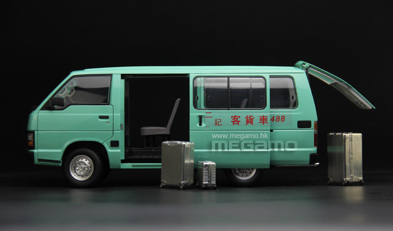 1/18 Toyota Hiace H50 Van 1982 Green RHD The Movie “古惑仔1” Diecast Full Opening