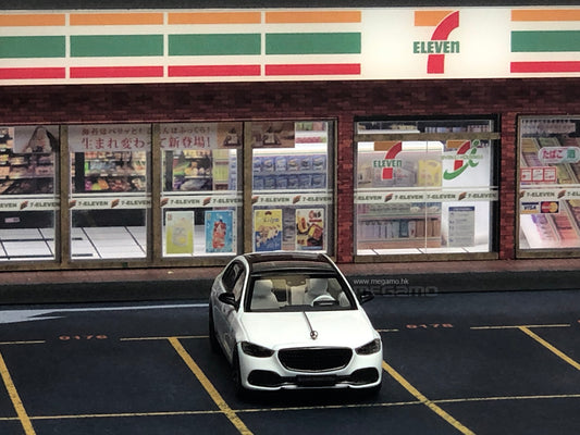 1/64 Almost Real AR Box Maybach S680 2023 Night Series Gloss Opalith White Diecast Model