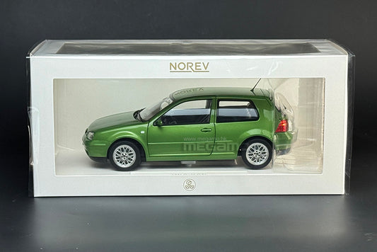 1/18 Norev Volkswagen VW Golf GTI MK4 1998 Green Diecast Full Open