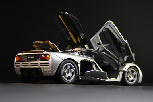 1/18 LCD McLaren F1 Silver Full Openable Diecast Model