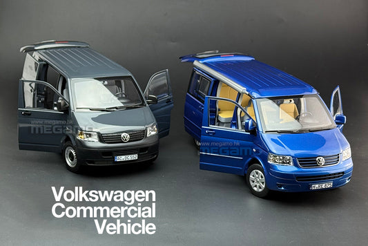 1/18 Norev Volkswagen VW T5 2003 Multivan California Transporter Diecast 4 Openings