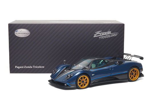 1/18 Almost Real AR+ Pagani Zonda Tricolore Full Carbon Textured Diecast Full Open