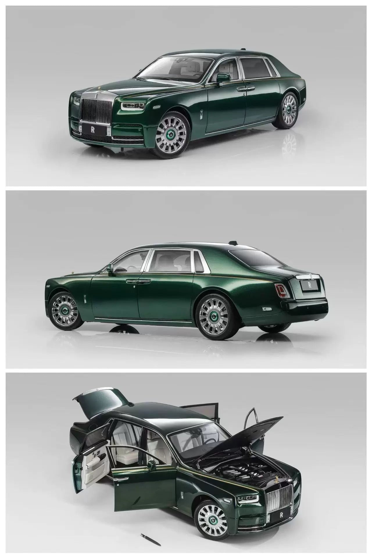 1/18 Rolls Royce Phantom VIII 8th 2018-2026 Diecast Full Open