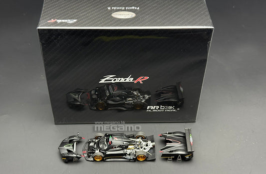 1/64 Almost Real AR Box Pagani Zonda R Matte Carbon Fiber HEC 2025 Diecast Model