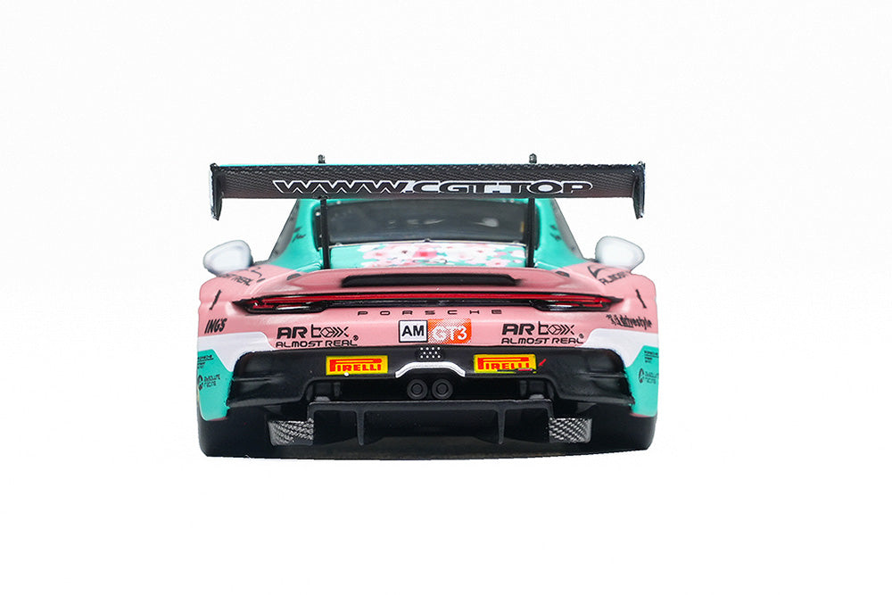 Pre Order 1/64 Almost Real AR Box Porsche 911 GT3 R 2026 China GT Ningbo Absolute Racing #22 Peach Blossom