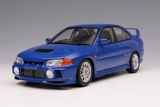 1/18 Motorhelix Mitsubishi Lancer EVO IV 4th White Red Blue JDM Diecast Full Open