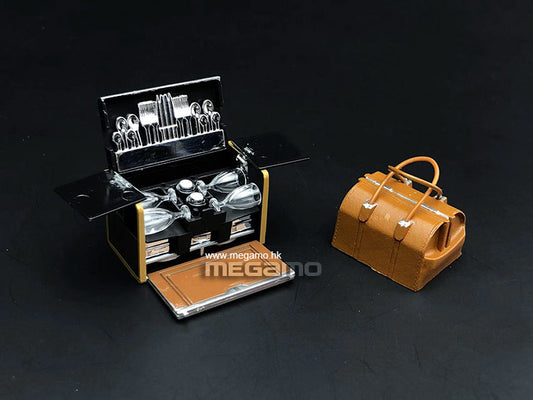1/18 Kyosho Rolls Royce Ghost Phantom Wraith Picnic Beverage Case + Bag Model Accessory