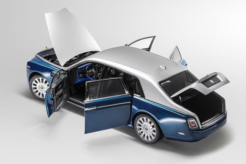 1/18 OEM Rolls Royce Phantom VIII 8th Two-Tone Diecast Full Open