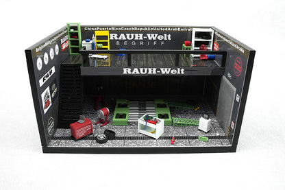 Pre Order 1:64 Motorhelix MH RWB 993 Army Girl Motozolo Porsche 911 Widebody Diecast Model