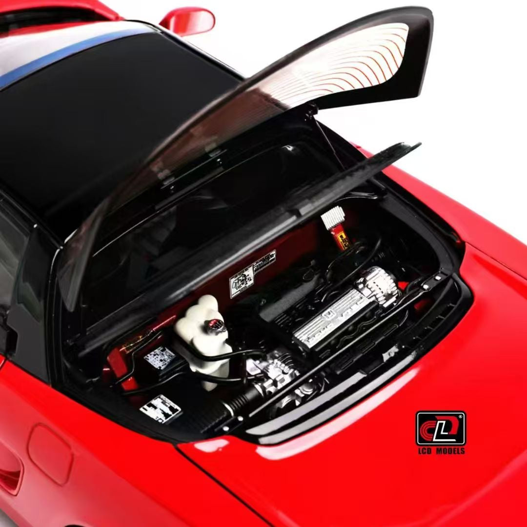 1/18 LCD Honda NSX MK1 NA1 Red Diecast Full Open