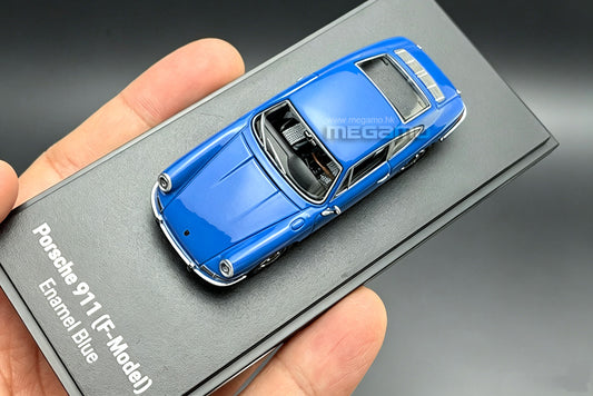 1/64 Almost Real AR Box #45 Porsche 911 F-Model 1964 Enamel Blue Diecast