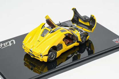 Pre Order 1/43 LCD Pagani Utopia Gold Red Yellow Diecast Full Open
