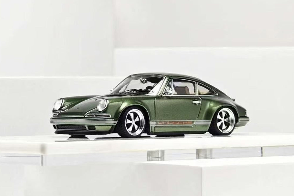 1/43 Zincit Model Porsche 911 Singer DLS Coupe Diecast Purple Silver Green