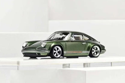 1/43 Zincit Model Porsche 911 Singer DLS Coupe Diecast Purple Silver Green