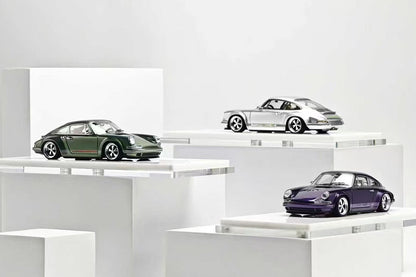 1/43 Zincit Model Porsche 911 Singer DLS Coupe Diecast Purple Silver Green