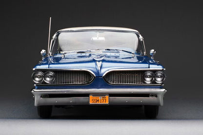 1/18 Sun Star 1959 Pontiac Bonneville Hard Top Blue Black Full Open Diecast Model