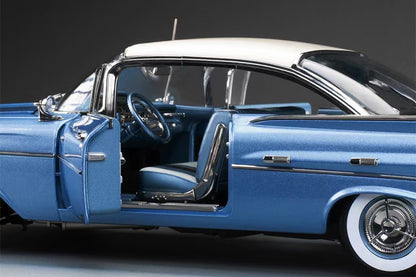 1/18 Sun Star 1959 Pontiac Bonneville Hard Top Blue Black Full Open Diecast Model