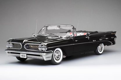 1/18 Sun Star 1959 Pontiac Bonneville Hard Top Blue Black Full Open Diecast Model