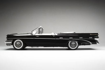 1/18 Sun Star 1959 Pontiac Bonneville Hard Top Blue Black Full Open Diecast Model