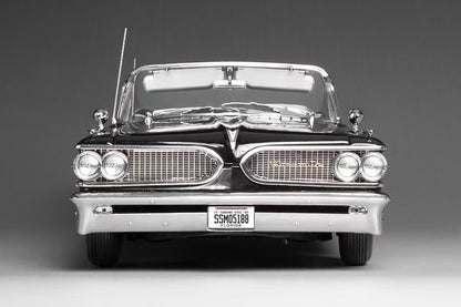 1/18 Sun Star 1959 Pontiac Bonneville Hard Top Blue Black Full Open Diecast Model