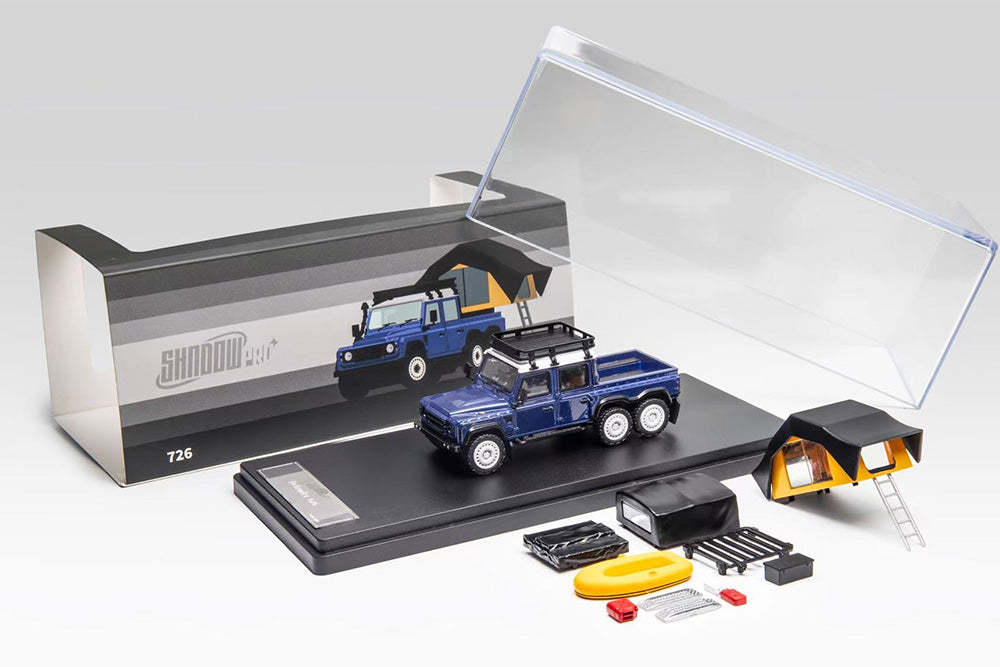 1/64 GCD Shadow Pro Land Rover Defender 6x6 Camping Version Diecast Model