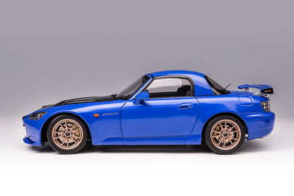 1/18 Motorhelix Honda S2000 Type-S AP2 MUGEN Blue Yellow JDM Diecast Full Open Ltd 399