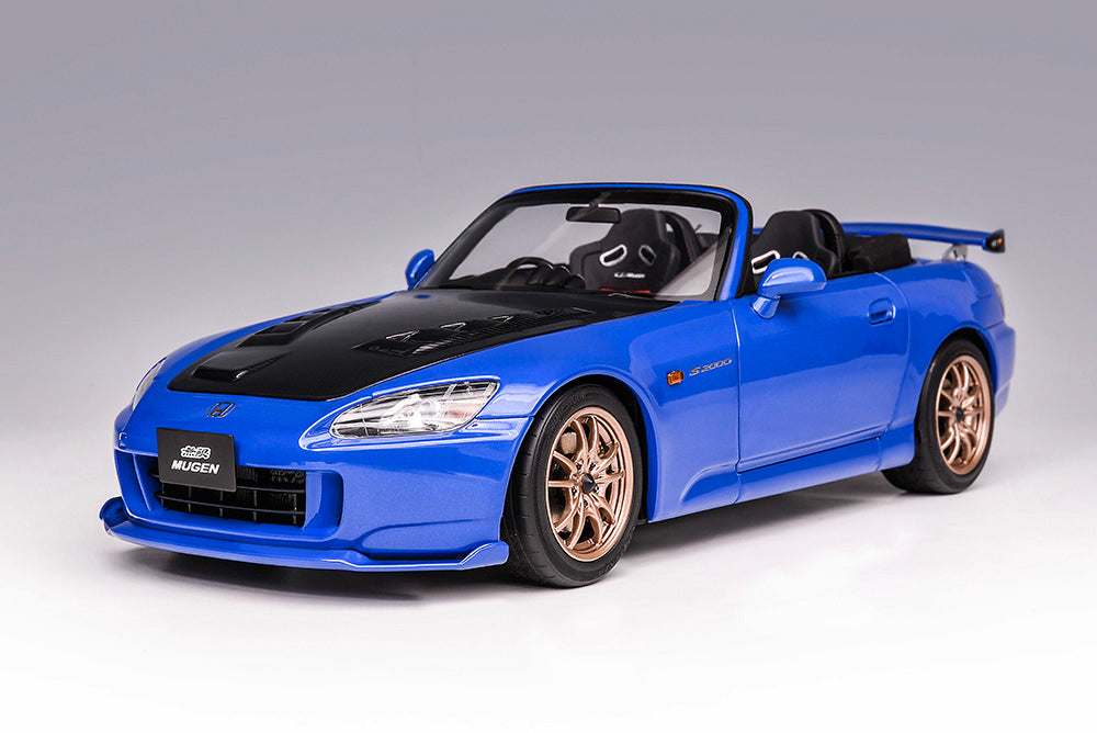 1/18 Motorhelix Honda S2000 Type-S AP2 MUGEN Blue Yellow JDM Diecast Full Open Ltd 399