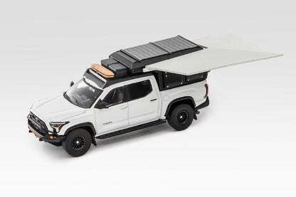 1/64 GCD Toyota Tundra Camping Set Black White Diecast Model