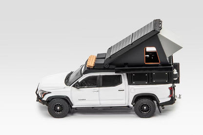 1/64 GCD Toyota Tundra Camping Set Black White Diecast Model