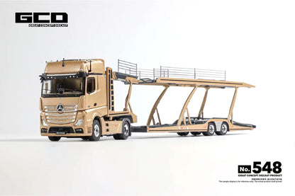 1/64 GCD Mercedes-Benz Actros 8-Car Transporter Truck Diecast Model