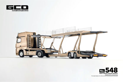 1/64 GCD Mercedes-Benz Actros 8-Car Transporter Truck Diecast Model