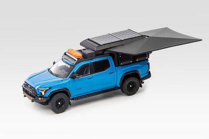 1/64 GCD Toyota Tundra Camping Set Black White Diecast Model