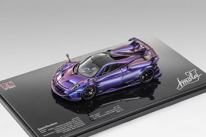 Pre Order 1/43 LCD Pagani Imola Red Silver Purple Chameleon Diecast Full Open