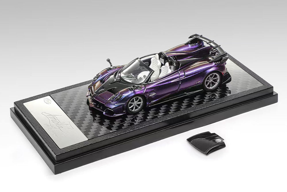 Pre Order 1/64 LCD Pagani Imola Roadster White Blue Purple Chameleon Diecast Model