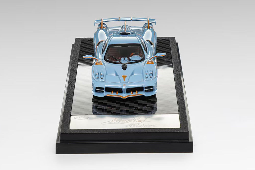 Pre Order 1/64 LCD Pagani Imola Roadster White Blue Purple Chameleon Diecast Model