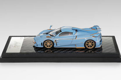 Pre Order 1/64 LCD Pagani Imola Roadster White Blue Purple Chameleon Diecast Model