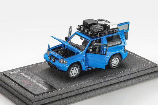 1/64 iHCM Mitsubishi PAJERO EVO V55 White Blue Red Yellow Full Open Diecast Model