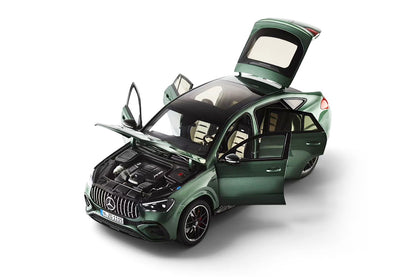 1/18 Kilo NZG Mercedes-AMG GLE53e Coupe (V167) Green Black Blue Diecast Full Open