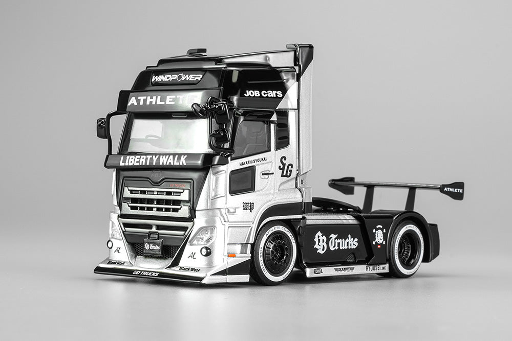 Pre Order 1/64 Motorhelix Liberty Walk LB Trucks ISUZU UD QUON Head Diecast Model