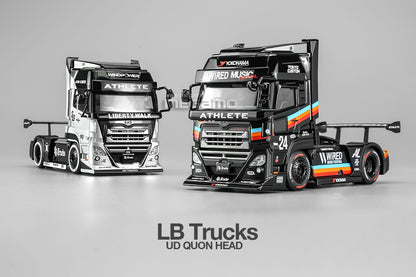 Pre Order 1/64 Motorhelix Liberty Walk LB Trucks ISUZU UD QUON Head Diecast Model