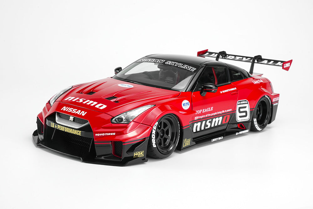 Pre Order 1/18 Motorhelix LB-Silhouette Works GT Nissan 35GT-RR Ver.1 GT-R R35 Full Open Diecast Model